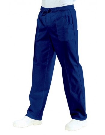 Pantalone con Elastico Blu...